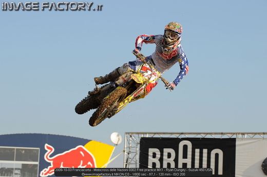 2009-10-03 Franciacorta - Motocross delle Nazioni 0302 Free practice MX1 - Ryan Dungey - Suzuki 450 USA